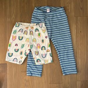 Hanna Andersson legging bundle. Size 10.